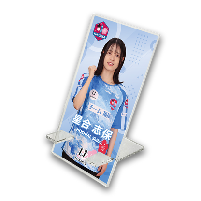 Li League チーム 福岡 星合 志保 四段 アクリルスマホスタンド