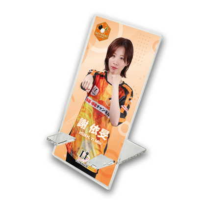 Li League チーム 囲碁・将棋チャンネル 謝 依旻 七段 アクリルスマホスタンド