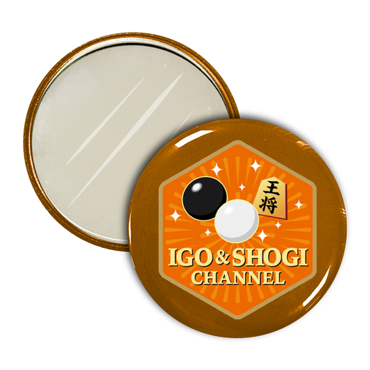 Li League チーム 囲碁・将棋チャンネル エンブレム 缶ミラー