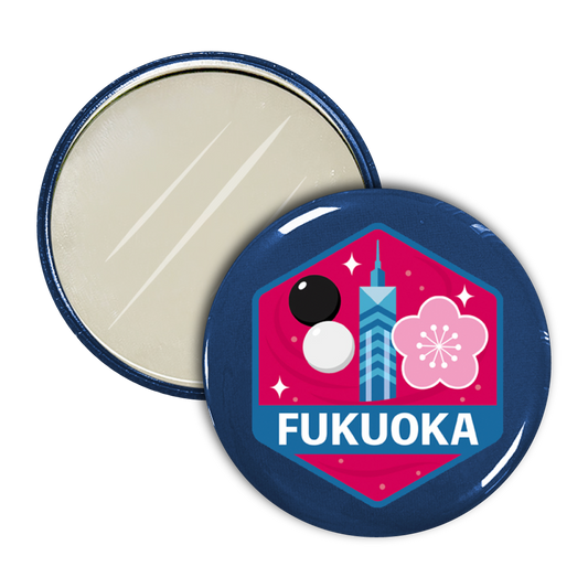 Li League チーム 福岡 エンブレム 缶ミラー