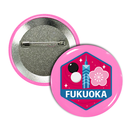 Li League チーム 福岡 エンブレム 缶バッジ57mm